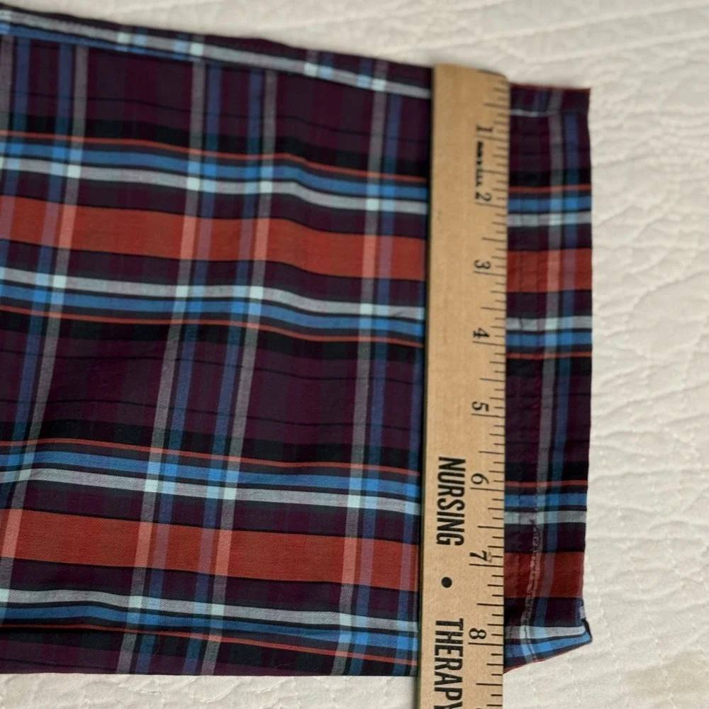 NWT Tommy Bahama Men's Drawstring Lounge Sleep Pants 100% Cotton PLAID Design